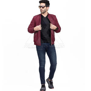 Chaquetas de bombardero de moda de invierno para hombre, chaquetas universitarias de béisbol de satén para hombre, ropa de abrigo ligera con cremallera completa - Product Image 1