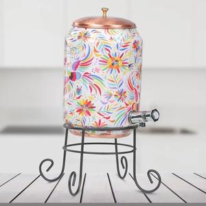 Dispensador de agua de cobre con diseño martillado e impreso a la venta Fabricantes y exportadores de dispensador de agua de cobre - Product Image 6