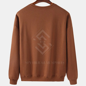 Camisetas de Forro Polar de Alta Calidad Hechas en Fábrica, Transpirables, Ecológicas, Informales para Invierno, con Logotipo Personalizado, Mezcla de Algodón para Hombre - Product Image 2