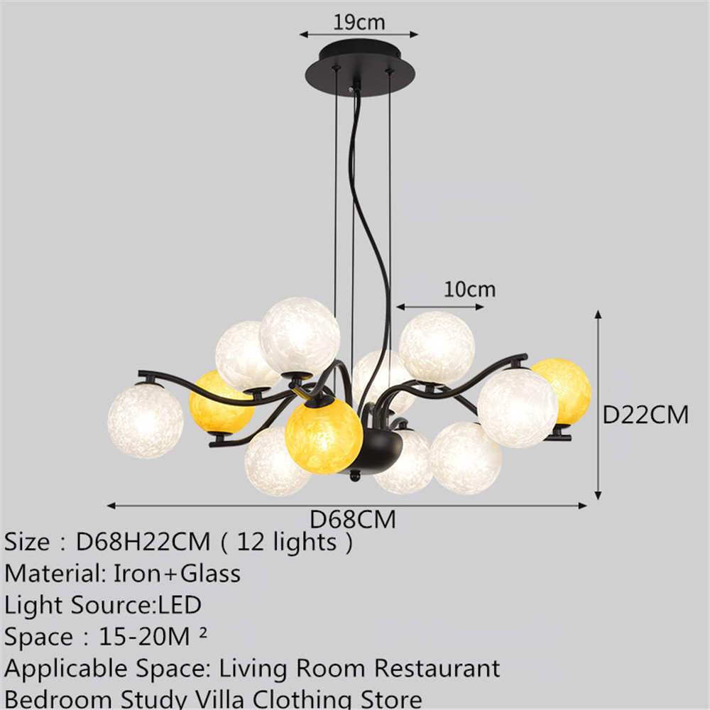 B 12 lumières noires