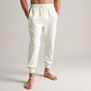 Baggy Double taille pantalons de survêtement pantalon hommes mi-poids survêtement coupe ample Double pantalons de survêtement hommes pantalon pyjama - Product Image 2