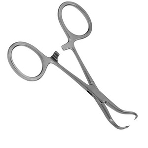 Pince Backhaus pince à serviette chirurgicale en acier inoxydable autoclavable réutilisable 3.5 5.25 pouces Source d'alimentation manuelle - Product Image 1