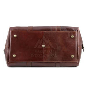 Bolsas de Viaje de Cuero de Diseño Personalizado al por Mayor, Bolsas de Viaje de Cuero de la Mejor Calidad en Color Sólido - Product Image 4