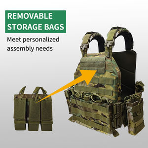 Chaleco Táctico Estándar TACHTICAL de Alta Calidad, 500D Cordura Nylon, Portaplacas Táctico Adaptable, Cómodo y Ligero - Product Image 4