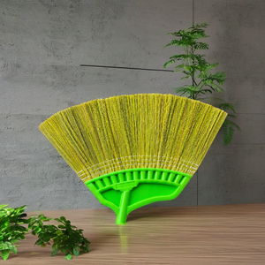 Natural Plant <b>Material</b> Soft Bristle Handheld <b>Sewing</b> Broom Replacement Head Eco-Friendly Indoor Outdoor Floor Cleaning Indonesian - Product Image 3