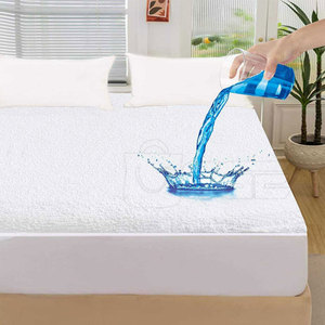 Protège-matelas en tissu éponge doux et imperméable, drap-housse absorbant, tapis de lit tricoté, écologique, luxe, 300 fils, literie domestique - Product Image 3