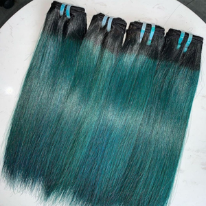 ช่อผมมนุษย์แท้แบบบราซิลเรียงตามหนังแท้8นิ้วผมตรงกระดูกแท้ - Product Image 1