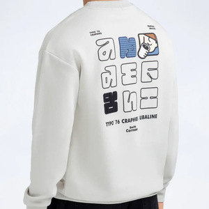 เสื้อสเวตเชิ้ตผ้าฟลีซสั่งทำขายส่ง |   เสื้อคอกลมโอเวอร์ไซส์เนื้อหนา |   เสื้อสตรีทแวร์แบบยูนิเซ็กซ์สำหรับฤดูหนาว - Product Image 4