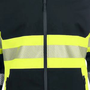 Ropa de carretera de Color fluorescente, capa de lluvia reflectante de seguridad de alta visibilidad, chaqueta impermeable/a prueba de viento para trabajadores de seguridad 2025 - Product Image 5