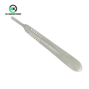 Mango de Bisturí Quirúrgico de Acero Inoxidable, Instrumento Médico Reutilizable, Mango de Bisturí Quirúrgico de Acero Inoxidable de Grado Médico - Product Image 3