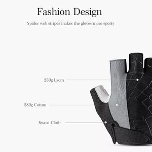 ถุงมือเล่นฟิตเนสในยิมถุงมือหนังพรีเมี่ยมสไตล์ใหม่ - Product Image 4