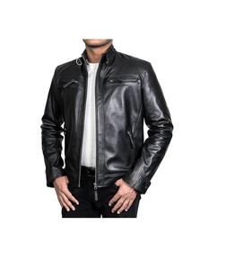 Explore nuestras chaquetas de moda de cuero de alta calidad para hombre, puede diseñar sus propios estilos de manga larga a un precio económico - Product Image 1