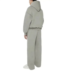 Survêtements de jogging unisexe 100% coton Survêtements à capuche avec logo personnalisé de haute qualité pour l'entraînement d'hiver en salle de sport Caractéristique respirante - Product Image 3