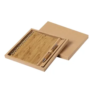 Quaderno Promozionale Sostenibile in Bambù Shiyama, Articolo Ecologico per Merchandising - Product Image 1