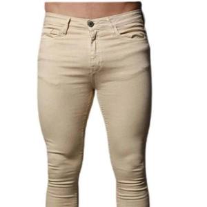 Pantalones vaqueros para hombre Super Skinny Stretch Fit Pierna Bottoms Pantalones Bolsillos Pantalones Venta caliente Ligero - Product Image 1