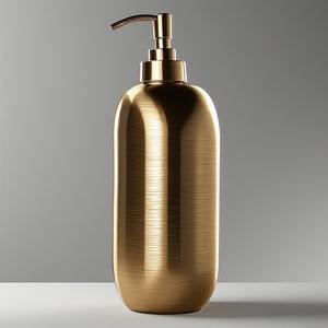 Distributeur de savon de luxe artistique au design moderne, écologique, durable, personnalisable, finition métallique haut de gamme - Product Image 4