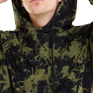 Pulls à capuche pour hommes de style pull, de la meilleure qualité, imprimés tie-dye, en vente, faible MOQ, fabrication sur mesure, en stock, fournisseur de pulls à capuche du Pakistan - Product Image 5