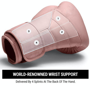Guantes de boxeo de cuero cómodos personalizados profesionales 8oz 12oz 16oz tamaños a la venta para entrenamiento de lucha - Product Image 3