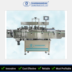 เครื่องติดฉลากสติกเกอร์อัตโนมัติสองด้านทรงสี่เหลี่ยมความเร็ว120BPM จากอินเดีย - Product Image 2