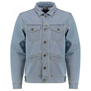 OEM High Quality Unisex <b>Denim</b> <b>Jacket</b> Premium Street Wear with Long Sleeves Best Quality Jeans Shirt <b>for</b> <b>Men</b> - Product Image 5