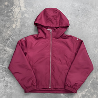 Ensemble survêtement homme personnalisé, veste légère à fermeture éclair et pantalon de survêtement en nylon, design confortable, durabilité, vêtements décontractés et streetwear