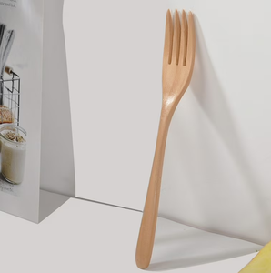 Tenedor de madera para frutas Buena calidad Tenedor de madera de mango más vendido Diseñador moderno Tenedor de madera popular - Product Image 1