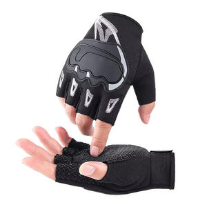 Unisex Custom Logo Half Finger Gym <b>Gloves</b> Polyester <b>Leather</b> Fitness Workout <b>Gloves</b> for Men <b>Women</b> gym <b>gloves</b> - Product Image 3