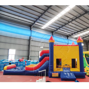 Commercial Grade PVC <b>Inflatable</b> Bounce <b>House</b> Slide Combo Large Bouncy Castle Jumping Trampoline For Party Rental - Product Image 2