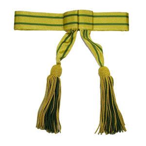 Fajas y cinturones ceremoniales, venta al por mayor, faja uniforme, cinturón de cintura, faja roja con borlas hechas a mano - Product Image 4