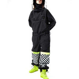 Pantalon de ski unisexe imperméable avec coutures thermosoudées, chaud et ample pour l'hiver, coupe-vent et respirant, grandes tailles, pour la neige - Product Image 5