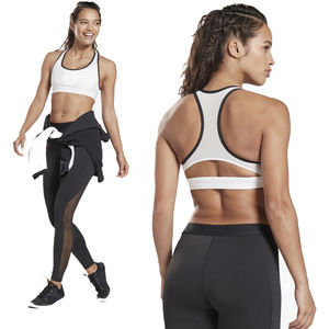 Stylish XL Women's Cotton <b>Bikini</b> Sports Bra Set High Support One Shoulder Crop Gym Wear Breathable Yoga Fitness Line Pattern - Product Image 1