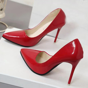 Dernières chaussures à talons hauts et ensemble de sacs à la mode pour femmes fabricant de chaussures personnalisé rose pas cher chaussures à talons hauts pour femmes - Product Image 4