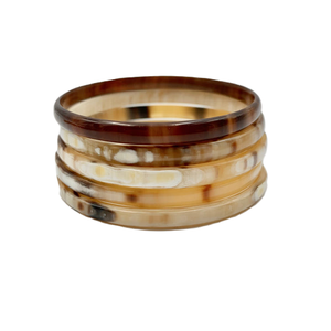 Bracelet de mode en corne de buffle fait main de luxe nouvelle grande taille bijoux artisanaux personnalisés forgirl par artisanat en croissant - Product Image 5