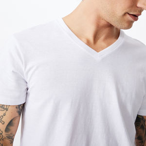 Camiseta de hombre de alta calidad de algodón pesado orgánico 100% 220 gramos diseño de camiseta de timbre personalizable - Product Image 5