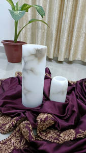 เชิงเทียนโลหะธรรมชาติคุณภาพสูงเป็นมิตรต่อสิ่งแวดล้อมวัสดุธรรมชาติทำด้วยมือช่างฝีมือ - Product Image 4