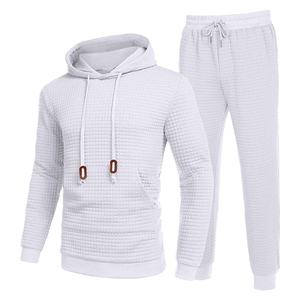 Survêtement unisexe en molleton épais en coton pour homme, avec logo personnalisé, sweat-shirt à capuche uni, jogging respirant 2026 - Product Image 2