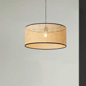 Sustainable Handmade <b>Rattan</b> Lampshade Supplier Eco Friendly Decorative <b>Pendant</b> Lamp Customizable Vietnam - Product Image 2