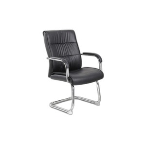 Los Angeles Chaise d'attente en cuir écologique noir pour diverses applications Réception Centre commercial Bureau Hôpital Salon Aéroport - Product Image 1