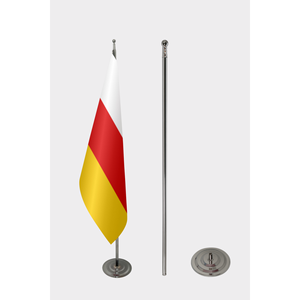 South Ossetia Official Indoor <b>Flag</b> Customizable World <b>Flag</b> with Digital Printing Made of Durable Polyester and Fiberglass <b>Pole</b> - Product Image 2