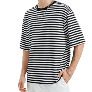 ผู้ผลิต Oem เสื้อยืดไหล่ตกผ้าฝ้าย 100% เสื้อยืดไหล่ตกขนาดใหญ่เสื้อยืดไหล่ตกคุณภาพสูงที่กําหนดเอง - Product Image 5