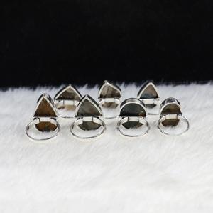 Anillos naturales de jaspe oceánico, joyería de calidad increíble, conjunto de bisel de diseñador al por mayor, anillos, joyería para venta al por menor - Product Image 4