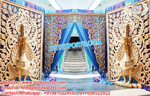 Estatua tradicional de Shiv Parvati para decoración de entrada, estatua de Lord Shiva Parvati de tamaño real, estatua de Shiv Parvati de boda real - Product Image 5