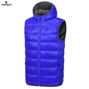 Nouveauté Printemps Veste coupe-vent d'extérieur Respirante Coupe-vent à capuche Sans manches Réversible Vestes habillées Fabriquées au Pakistan - Product Image 6