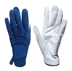 Bludru Gants de golf personnalisables de haute qualité pour hommes femmes en cuir véritable avec tissu Cabretta EOM accepté pour un usage sportif - Product Image 1
