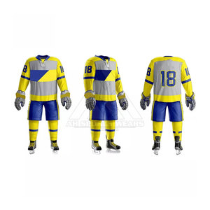 2024 nouvelle conception personnalisée de haute qualité uniformes de Hockey sur glace en gros bas prix léger Hockey sur glace hommes/femmes uniforme - Product Image 1