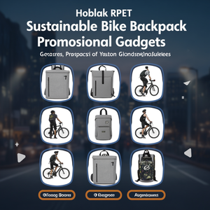 Zaino per Bicicletta Sostenibile Hoblak in RPET, Gadget Promozionale - Product Image 3
