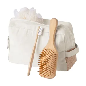 Bolsa de Aseo Sostenible de Algodón de Comercio Justo Hecha con Algodón Orgánico - Product Image 2