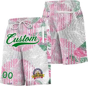 Short de basket-ball en tissu à séchage rapide respirant en maille de polyester avec logo personnalisé en gros Short évacuant l'humidité - Product Image 1