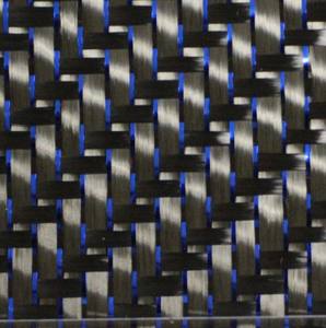 Tela de fibra de carbono con purpurina azul - Product Image 1