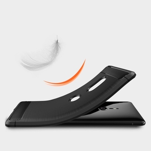 Coque en TPU antichoc en fibre de carbone à texture brossée pour <span class=keywords><strong>Sony</strong></span> Xperia <span class=keywords><strong>XZ3</strong></span> - Product Image 6